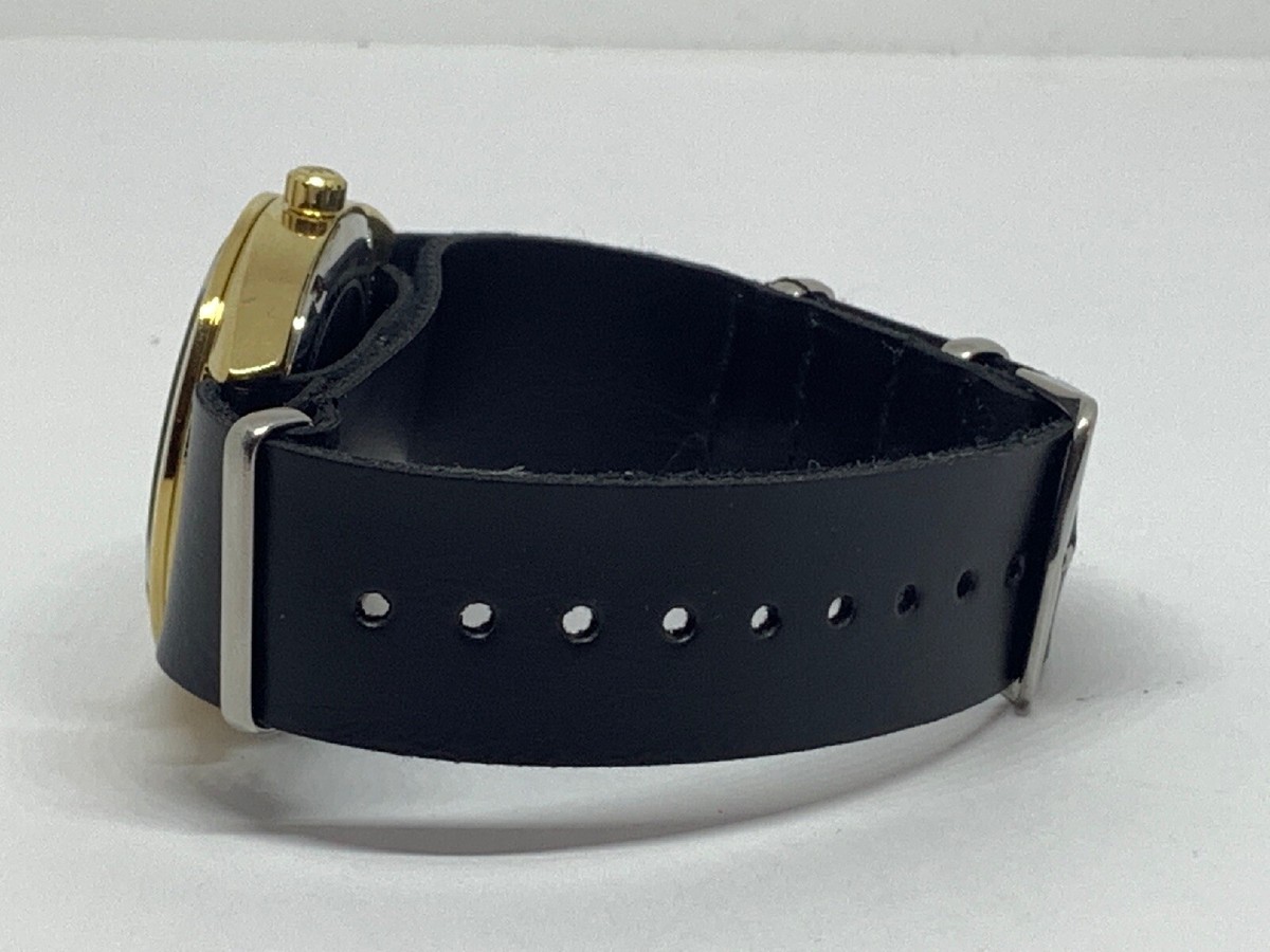 Michael Kors MK3345 Unisex Black Leather Analog Blue Dial  display picture 1