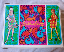 Barbie  Stacey Vintage 1967 Mattel  Double Doll Carrying Case  Mod Era 1007