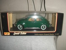 Maisto Special Edition Volkswagen Export Sedan 1951 1:18 Die Cast Metal 