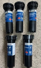 Orbit 4 in. Professional Pop-Up Spray Head Sprink with Brass Half Pattern (5PK)