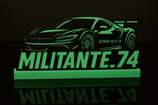 NOME PERSONALIZZATO PER SCRIVANIA / MENSOLA 3D - VARI COLORI E MODELLI- 16 cm 