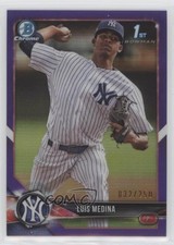 2018 Bowman Chrome Prospects Purple Refractor 32/250 Luis Medina #BCP161 m2b