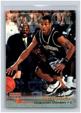 1996 Score Board Basketball Rookies #1 Allen Iverson RC Georgetown Rookie Card. rookie card picture