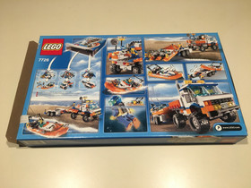 2008 Lego City 7726 Coast Guard Truck with Speed Boat Complete