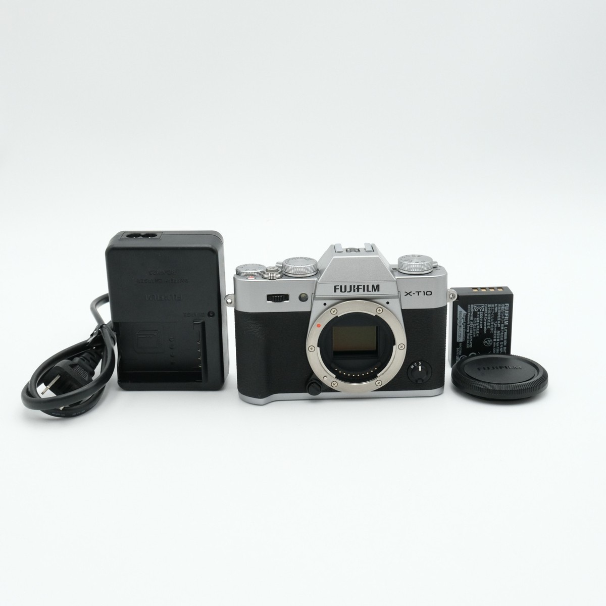 FUJIFILM X-T10 シルバー Fujifilm X Series X-T10 16.3MP Digital Camera - Silver (Body