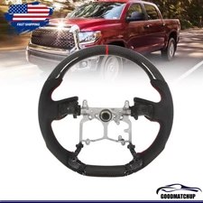 For 2010-2023 Toyota 4RUNNER TUNDRA TACOMA Real carbon fiber Steering Wheel