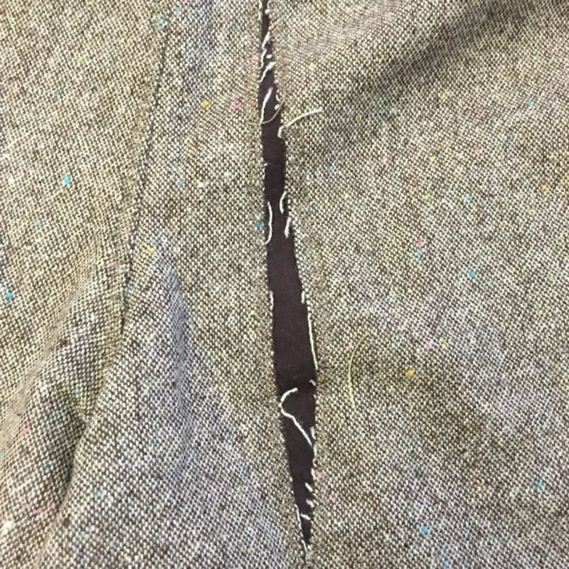 Right Bank Babies Girls Pants Size 5 Brown Wide Leg Tweed Knee Length NEW - Image 3 of 4