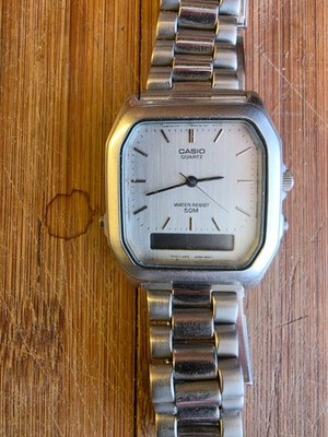 CASIO AQ 310W Ana-Digi Armbanduhr Vintage Working Retro Japan