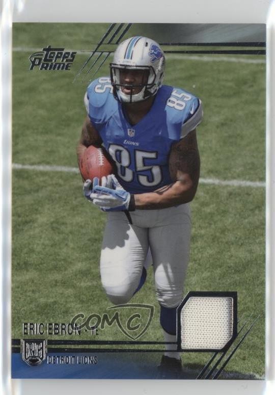 2014 Topps Prime Patch Eric Ebron #PP-EE Rookie Patch RC 06xp