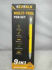 KEZKALS 9 in 1 multi-tool pen set opened but never used