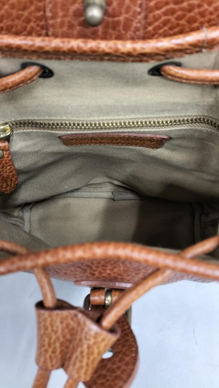 Leather Backpack Model Number Pebbled Leather Pol… - image 8