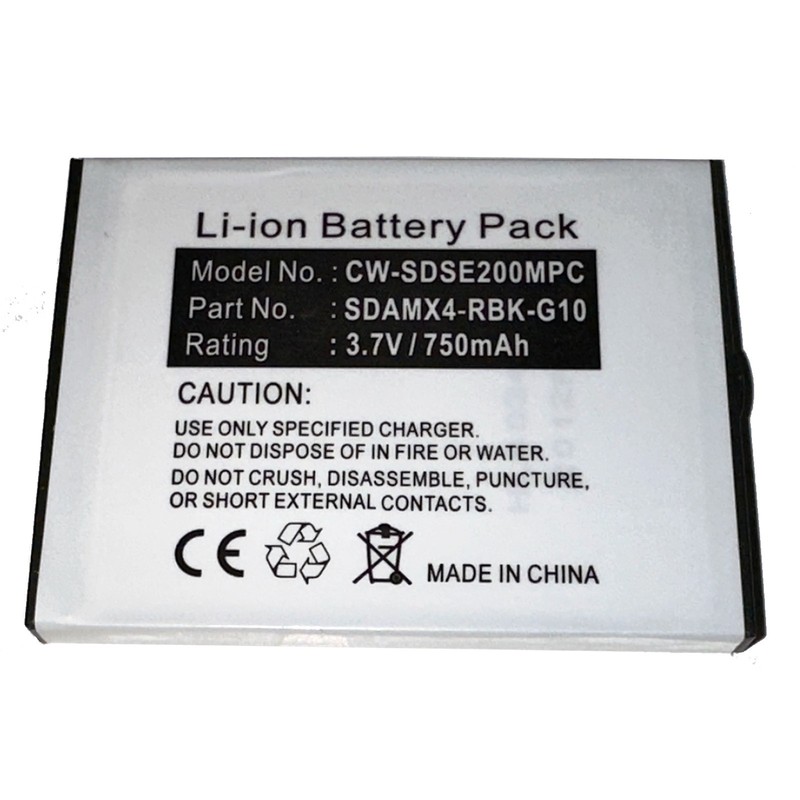 Battery for SanDisk Sansa MP3 e250 e260 e250R e260 SDAMX4-RBK-G10 e270 e280