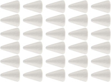 30Pcs Cone Shape Foam Craft for DIY Handmade Party Home Decoration, 2.68 X 0.91