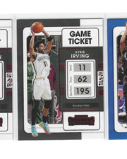 2021-22 Panini Contenders Basketball Game Ticket Red #74 Kyrie Irving - Nets