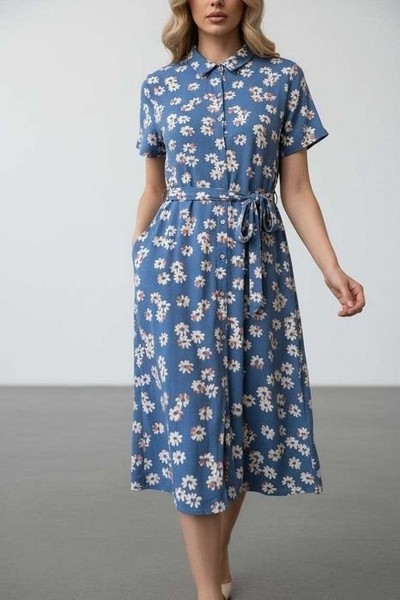 Women Laura Ashley Dress Blue