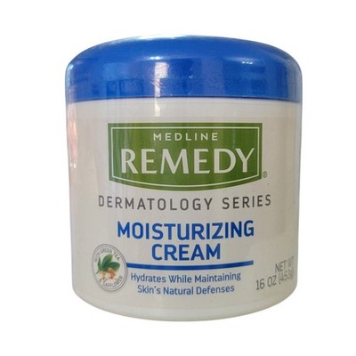 Medline Remedy Fragrance Free Moisturizing Cream Dermatology Series 16 oz