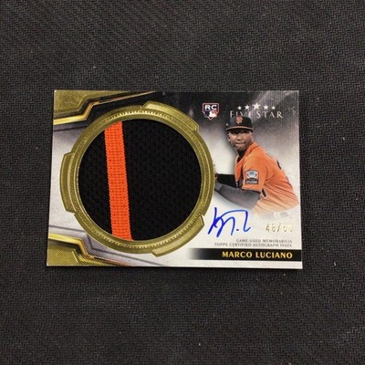 2024 Topps Five Star Jumbo Prime RC 2 Color Patch Auto Marco Luciano Giants /50