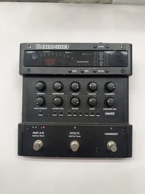Digitech Vocalist Live 3 Vocal Multi Effects Processor Pedal + Power Supply