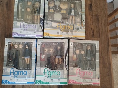 K-On! figma Set 5 Figuren Yui Mio Azusa Ritsu Tsumugi Lot