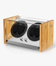 Cassa Carica Orologio per Orologi Automatici 2/4 Design Bambù Spedizione Gratuita