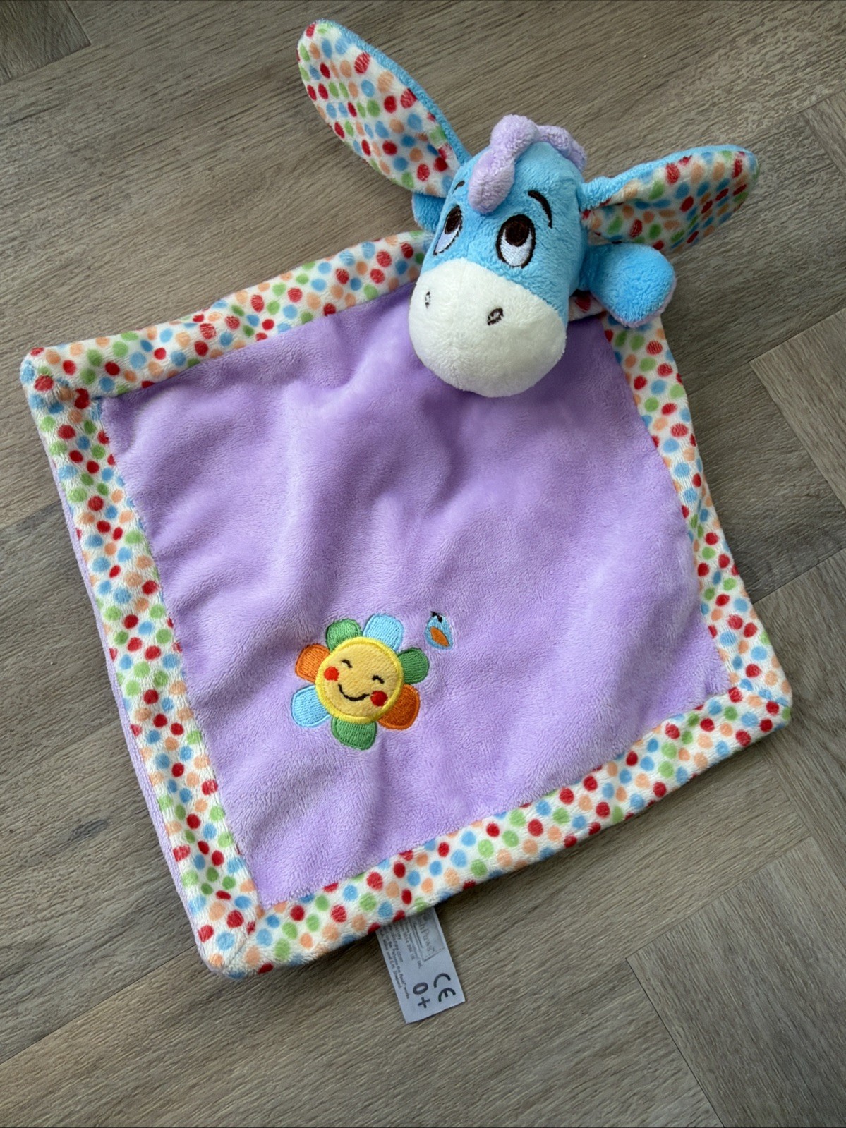 Posh Paws Eeyore Donkey Winnie The Pooh Purple Comforter Blanket Disney
