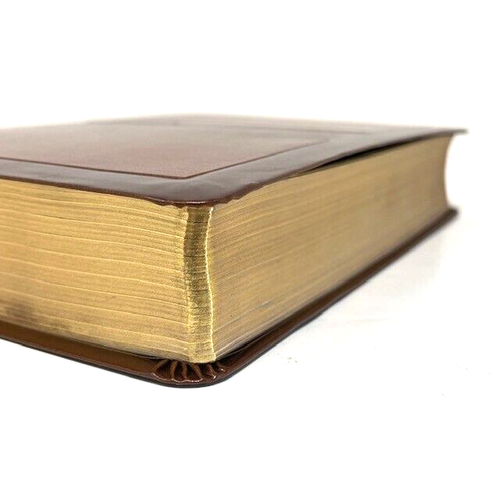 RVR 1960 Biblia Letra Grande Tamaño Manual Edición Tierra Santa, Café Símil Piel - Imagen 7 de 7