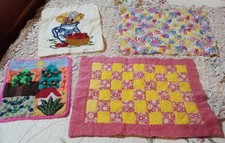 4 próbki - haft, kołdra