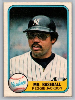 1981 Fleer #650 Reggie Jackson