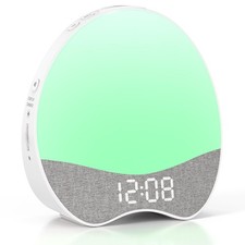 Ok to Wake Alarm Clock for Kids, Sleep Trainer with Night Light, White Noise ...