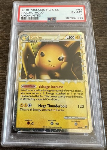 Raichu graded PSA 6 for sale on eBay