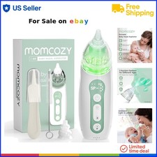 Baby Nasal Aspirator Silicone 3 Suction Levels Portable Baby Nose Cleaner