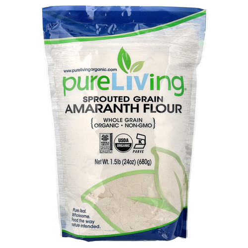 Organic Sprouted Grain Amaranth Flour, 24 oz (680 g)
