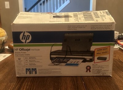 HP Officejet H470wbt WiFi Mobile Printer Bluetooth W/Ink NEW OPEN BOX FAST SHIP