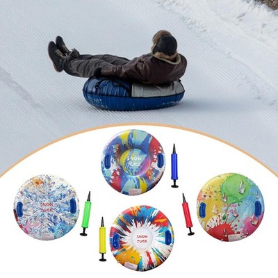 Aufblasbarer Schneereifen, verdickter Skireifen für Winterurlaub,