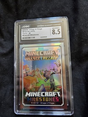 2024 Panini Minecraft #6 Village & Pillage Minecraft Milestones SSP