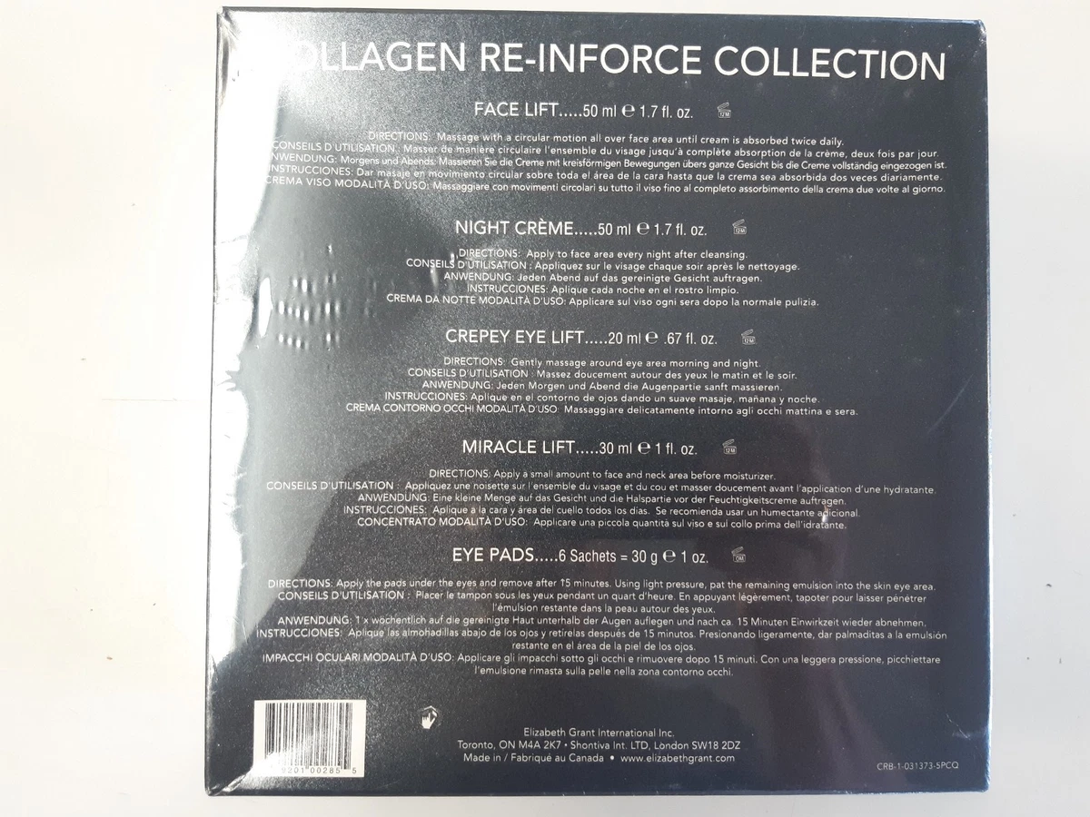 ELIZABETH GRANT - Collagen Re-inforce - 5-er Set Mega-Packung NEU