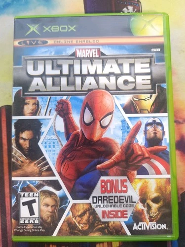 Marvel: Ultimate Alliance Xbox 2006 Complete