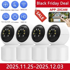 WIFI Indoor Camera 1080P Pet/Baby Camera Office Home Security Surveillance LOT