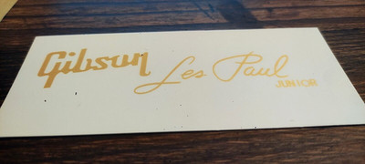 GIBSON LES PAUL junior HEADSTOCK LOGO GITARRENKOPF GIBSON LES PAUL junior
