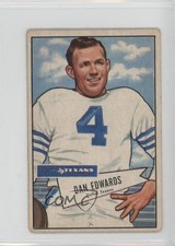 1952 Bowman Small Dan Edwards #77 1u9