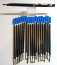 LOT OF 20 CROSS STYLE BLUE MEDIUM BALLPOINT R...