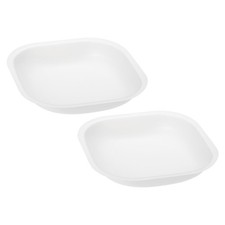 5 Pezzi Pesi Barche a Forma di Rombo, 100ml Grande Dispenser di Polvere Monouso, Bianco