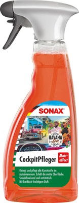 SONAX plastic care product cockpit care mat effect cockpit plant
