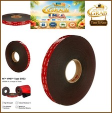 Double-Sided Acrylic Foam Tape 1 Inch x 36 Yards Heavy Duty Black Industrial