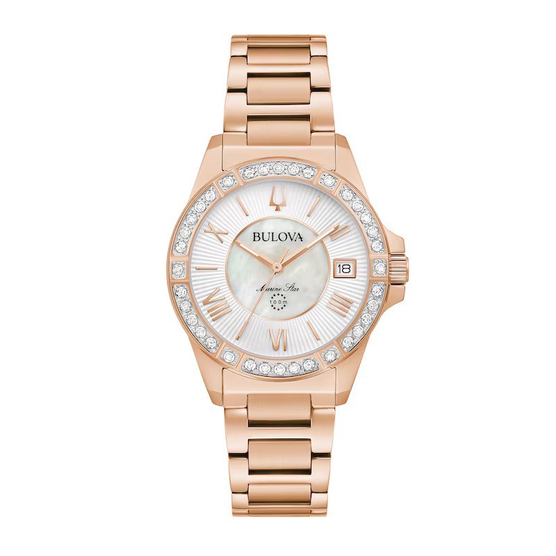 Bulova Women's Marine Star 32mm Quartz Watch 98R295