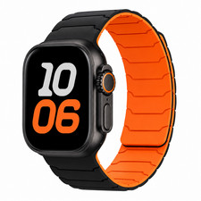 Magnetic Strap For iWatch Ultra 2 Series 10 9 8 7 SE 6 5 Silicone iWatch Band