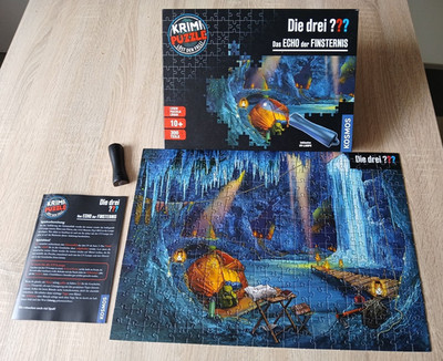 Krimi Puzzle Die drei ??? Das Echo der Finsternis (300 Teile) 10+