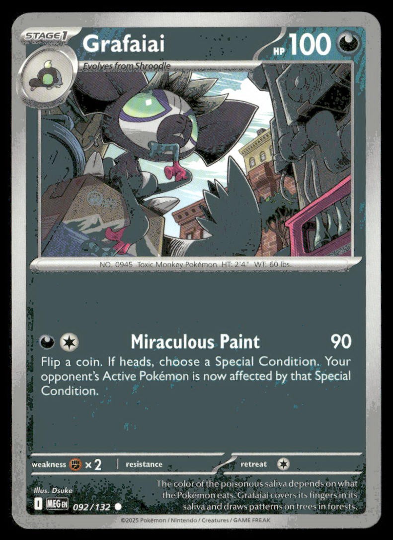 ME01: Mega Evolution #092/132 Grafaiai