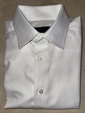 DAVID DONAHUE MENS FINE MICRO DOBBY FRENCH CUFF DRESS SHIRT SIZE 16/34-35 $165
