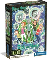 Gadget -D- Clementoni: Puzzle 1000 Pz - Rick & Morty Clementoni